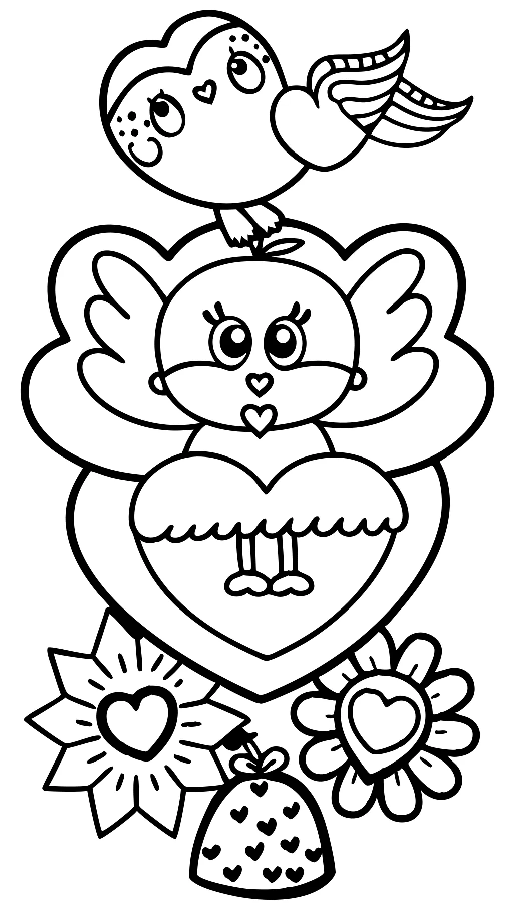 valentine coloring pages to print for free